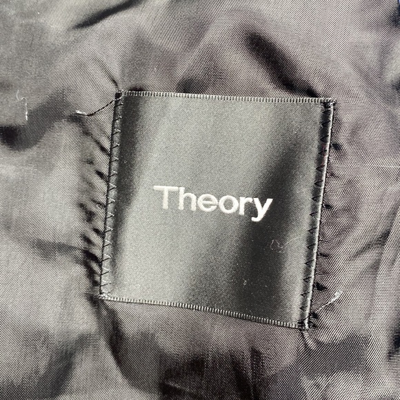 Theory Rodolf navy seersucker blazer - Picture 5 of 6